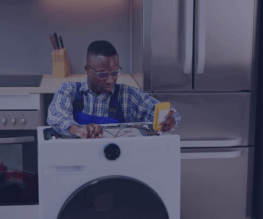 washer installation in apartment
