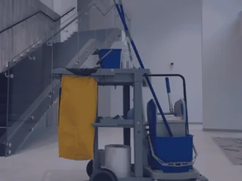 Spring cleaning an apartment