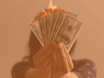 Poor property maintenance money burning
